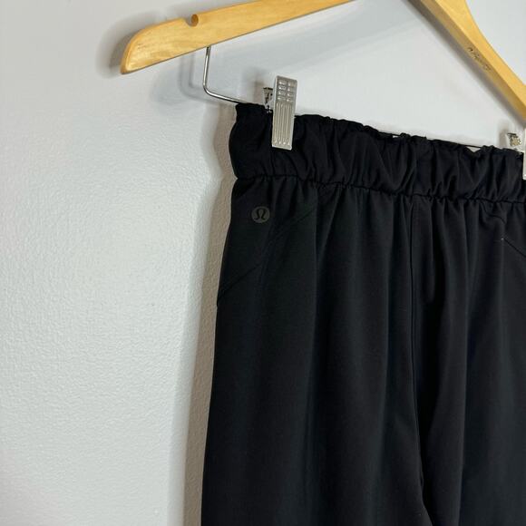 Lululemon Keep Moving Jogger Black Black Casual Stretch Lightweight Soft Sz 4 - Picture 9 of 11